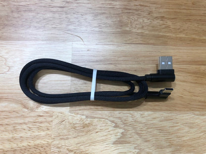 USB Right Angle Cable | USB C | Mircro USB | Lightning Cable - Motifs Etc.