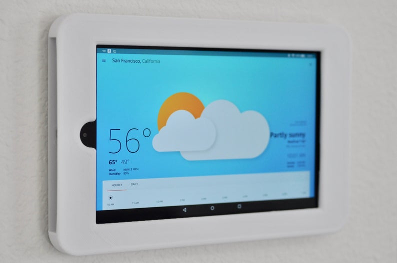 Amazon Fire 10 HD Tablet Wall Mount 7th and 9th Generation (2017 and 2019) - Motifs Etc.