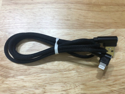 USB Right Angle Cable | USB C | Mircro USB | Lightning Cable - Motifs Etc.