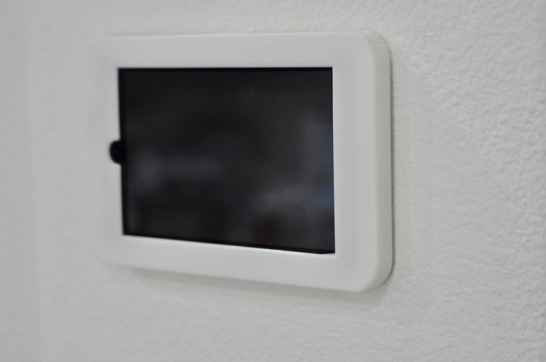 Amazon Fire 8 HD with Alexa Wall Mount For Smartthings and ActionTiles - Motifs Etc.