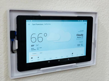 Amazon Fire 7 HD Two Piece 5th, 7th and 9th Generation (2015, 2017 and 2019) Tablet Wall Mount - Motifs Etc.